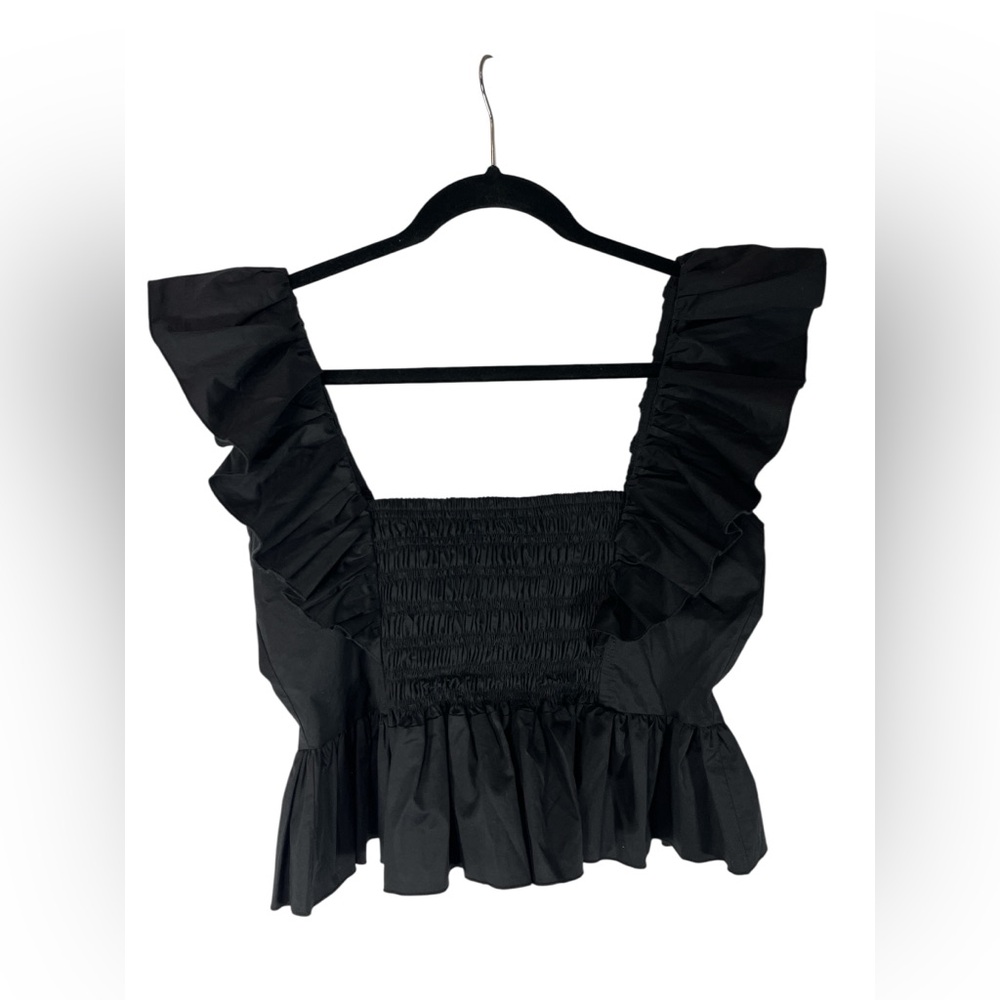 Monica Nera Georgia Top –‎ BlackSize L – New with Tags